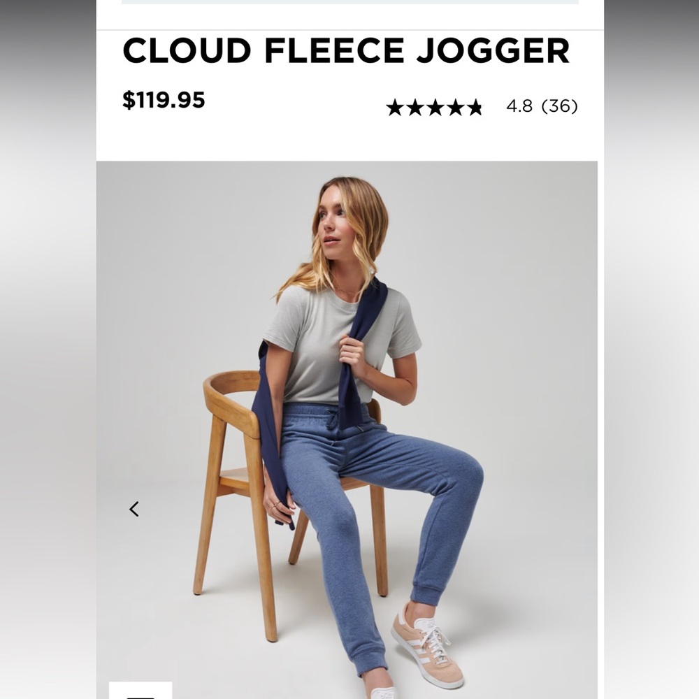 Travis Mathew’s cloud fleece
Zip up: $140 L
Joggers: $120 M